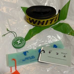 OFF-WHITE Industrial Belt (SS19) Yellow/Black